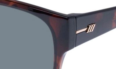 Shop Le Specs Transmission 56mm D-frame Sunglasses In Tort