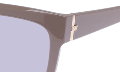 Shop Le Specs Trampler 54mm Square Sunglasses In Putty