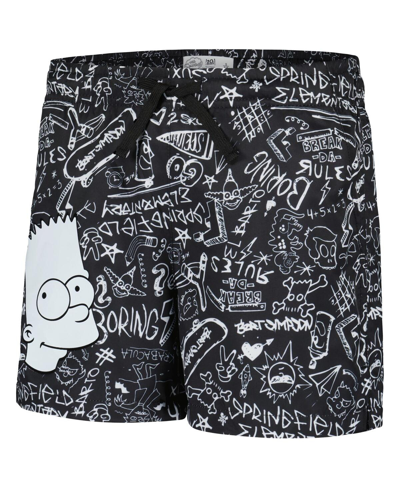 Shop Freeze Max Big Boys And Girls  Black The Simpsons Bart Simpson Sketch Shorts