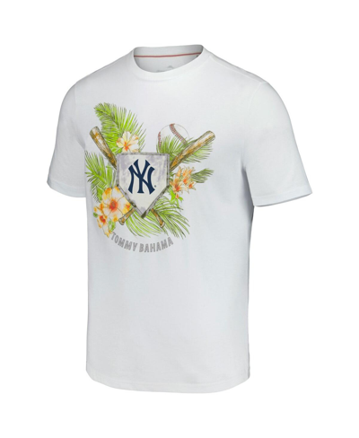 Shop Tommy Bahama Men's  White New York Yankees Island League T-shirt
