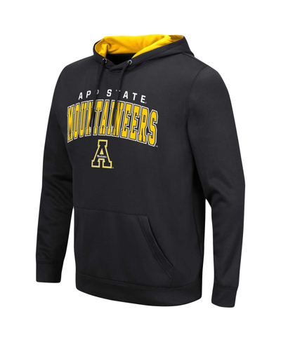 Colosseum Black Appalachian State Mountaineers Sunrise Pullover Hoodie In Black