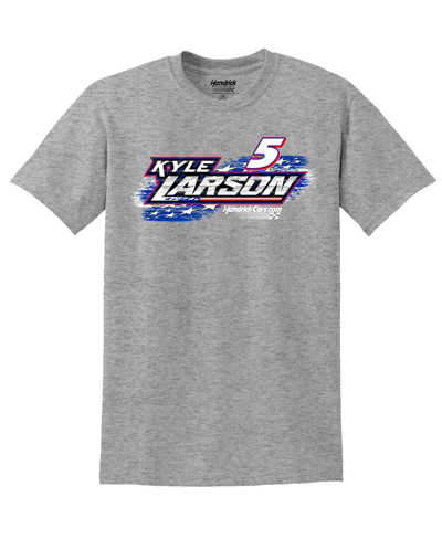 Shop Hendrick Motorsports Team Collection Men's  Gray Kyle Larson Stars & Stripes T-shirt