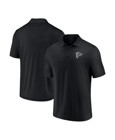 Shop Fanatics Men's  Black Atlanta Falcons Component Polo Shirt