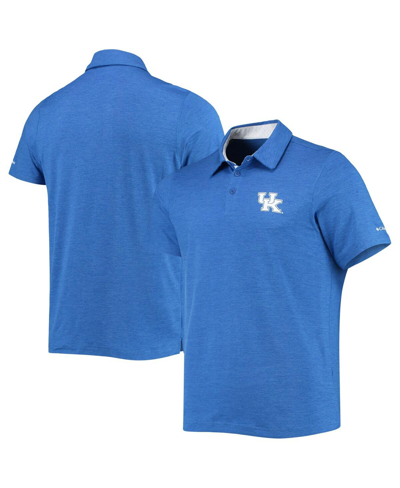 Shop Columbia Men's  Royal Kentucky Wildcats Tech Trail Omni-shade Polo Shirt