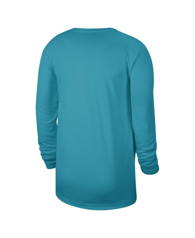 Jordan Men's And Women's  Teal Charlotte Hornets 2023/24 Legend On-court Practice Long Sleeve T-shirt In Teal