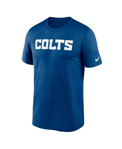 Nike Indianapolis Colts Primetime Wordmark Essential  Men's Nfl T-shirt In Royal