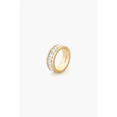 Shop Tutti & Co Rn331g Flare Ring Gold