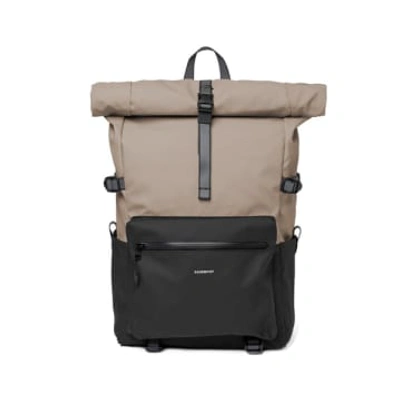 Shop Sandqvist Ruben 2.0 Backpack Beige Multi In Neturals
