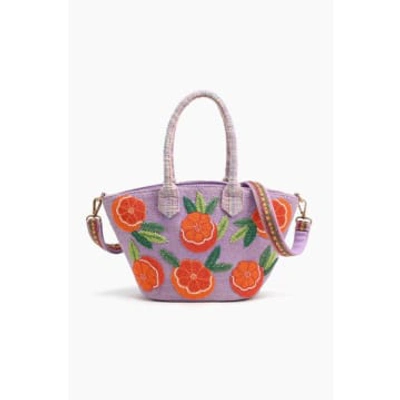 Shop America & Beyond Florida Lavender & Oranges Handmade Bag