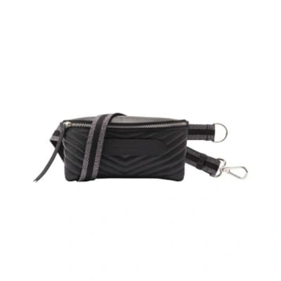 Shop Marie Martens Belt Bag Coachella Black Quilted
