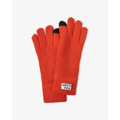Shop Arctic Fox Recycled Bottle Gloves Sunkissed Coral In Pink
