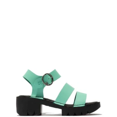Shop Fly London Egly520 In Spearmint Sandals In Green