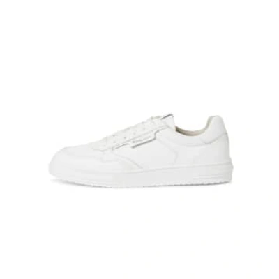 Shop Tamaris White Leather Trainers