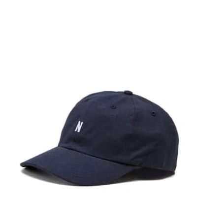 Shop Norse Projects Twill Sports Cap In Blue