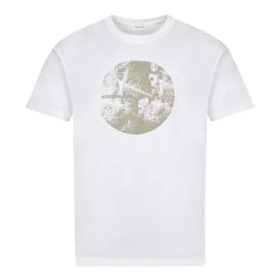 Shop Norse Projects Johannes Circle T-shirt In White