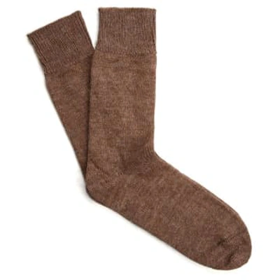 Shop Cook & Butler Alpaca Socks / Brown