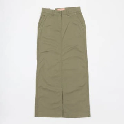 Shop Jjxx Womens Maddy Long Cargo Skirt In Green