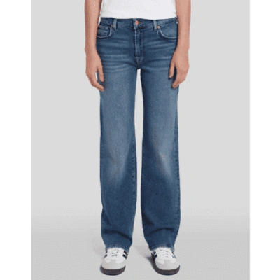 Shop 7 For All Mankind Ellie Straight Luxe Vintage Jean Sea Level
