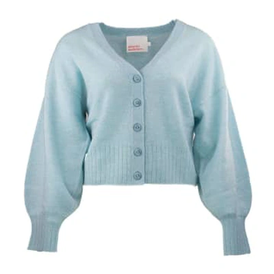 Shop Absolut Cashmere Eugenie Cashmere Cardigan Sky In Blue