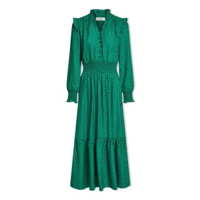Shop Cefinn Saskia Dress In Green