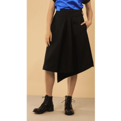 Shop Lora Gene Mai Skirt In Black By