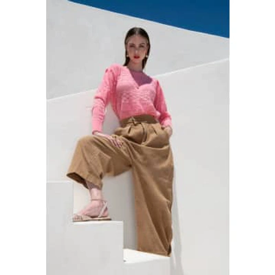 Shop Van Kukil 'lily' Jumper In Pink