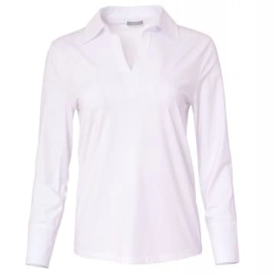 Shop Naya Cotton Collar/cuff Top White