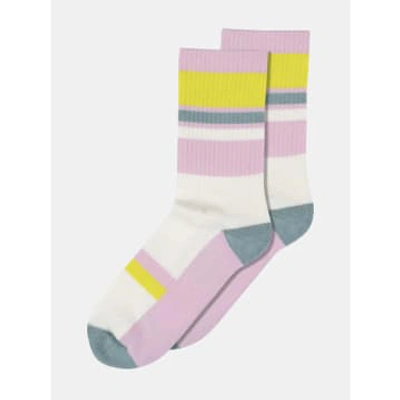 Shop Mp Denmark Sofi Ankle Socks In White
