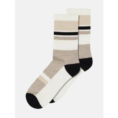 Shop Mp Denmark Sofi Ankle Socks In Neturals