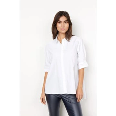 Shop Soya Concept Netti 39 Shirt In White 40055