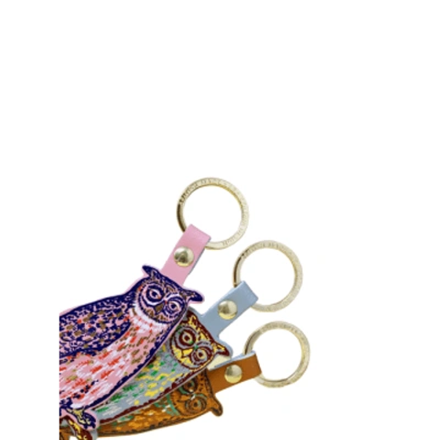 Shop Ark Nocturnal Owl Key Fob From In Pink