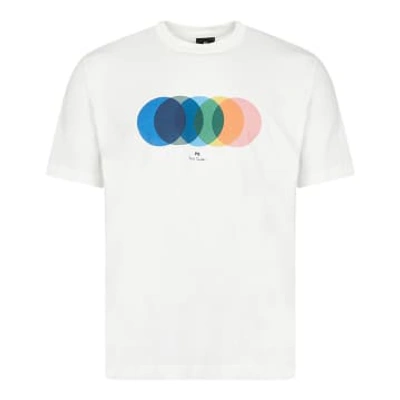 Shop Paul Smith Circles T-shirt In White