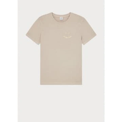 Shop Paul Smith Ps Happy T-shirt Col: 21 Powder Pink, Size: M