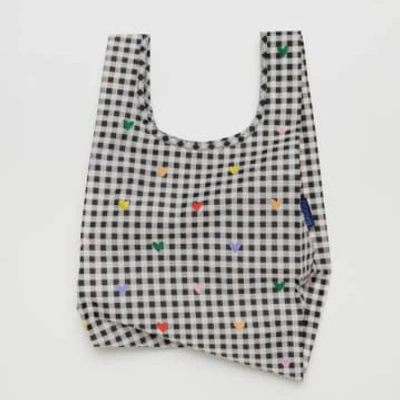 Shop Baggu Gingham Hearts Baby Size Reusable Bag