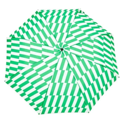 Shop Original Duckhead Kelly Bars Eco-friendly Compact Umbrella In Yellow