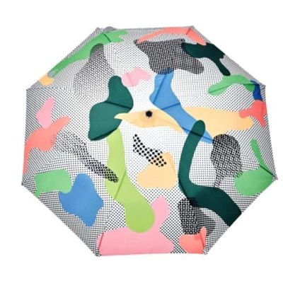 Shop Original Duckhead Dots Design Eco-friendly Compact Umbrella In Yellow
