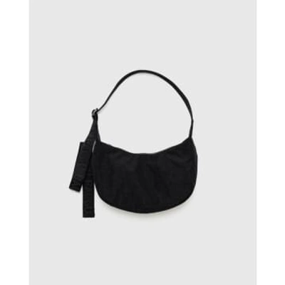 Shop Baggu Small Nylon Crescent Bag Black