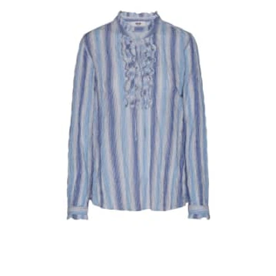 Shop Moliin Blair Shirt In Mazzarine Blue