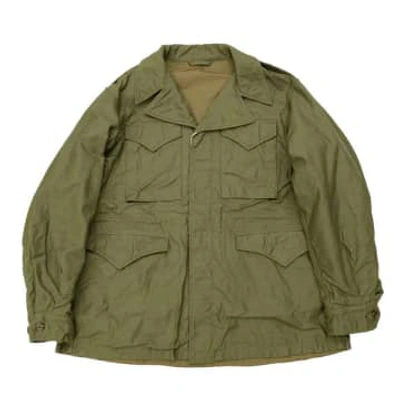 Shop Buzz Rickson's M-43 Jacket In Green