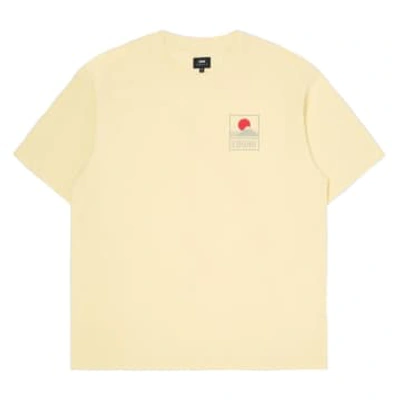 Shop Edwin Mt Fuji Short-sleeved T-shirt (tender Yellow)