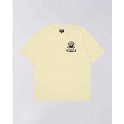 Shop Edwin Garden Of Love T-shirt In Yellow