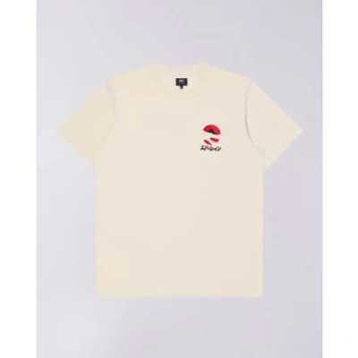 Shop Edwin Kamifuji Chest T-shirt In White