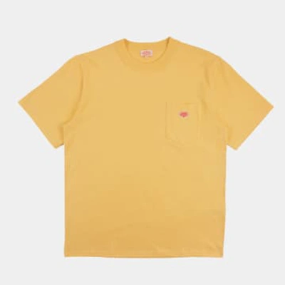 Shop Armor-lux Pocket T-shirt In Yellow