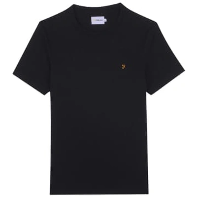 Shop Farah New Danny T-shirt In Black