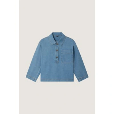 Shop Soeur Austin Shirt In Blue