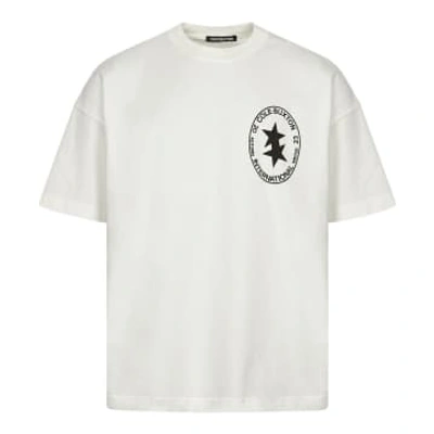 Shop Cole Buxton International Crest T-shirt In White