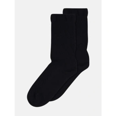 Shop Mp Denmark Greta Ankle Socks In Black