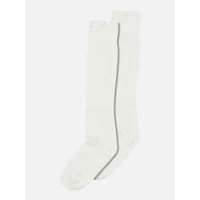 Shop Mp Denmark Inga Knee High Socks In White