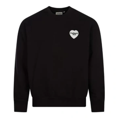 Shop Carhartt Heart Bandana Sweatshirt In Black