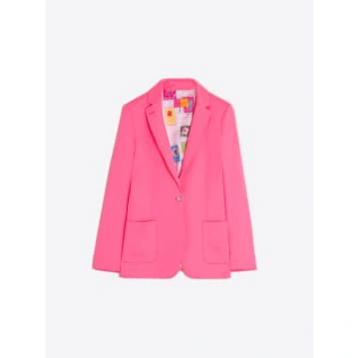 Shop Vilagallo Fluorescent Pink Jacket